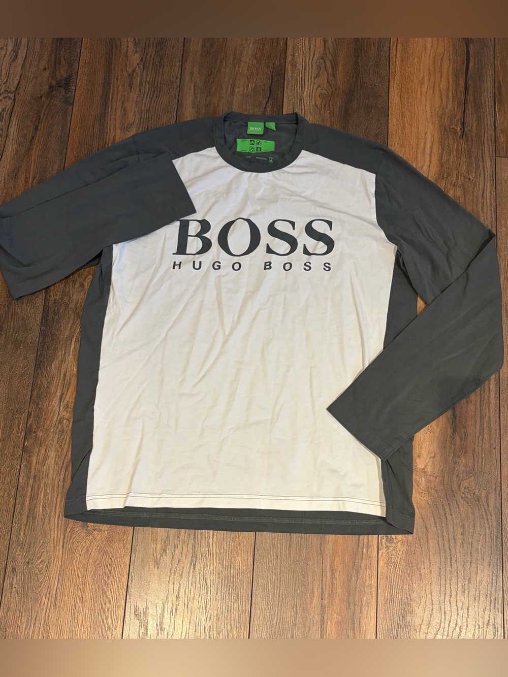 Hugo Boss Green Label men's raglan long sleeve t-shirt